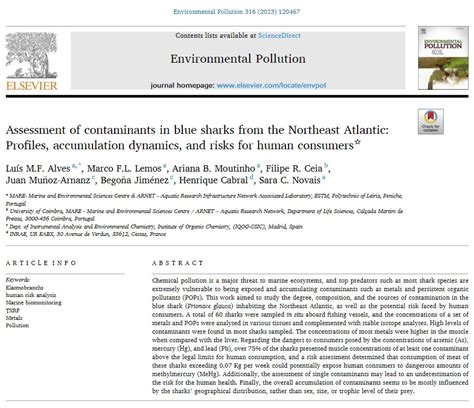 Lemos Lab On Twitter Check The New Lemos Lab Paper On Bluesharks