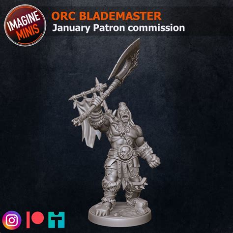 Orc Blade Master Orc Fighter Ryns Wild Menagerie