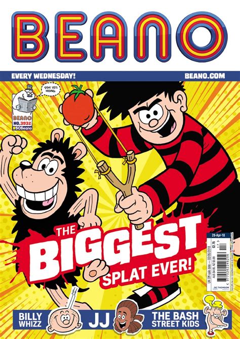 Beano Magazine 28th April 2018 Back Issue