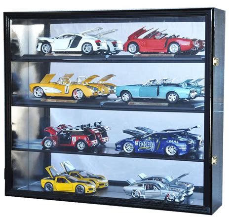 1 18 Scale Diecast Display Case Cabinet Holder Rack W Uv Etsy Canada