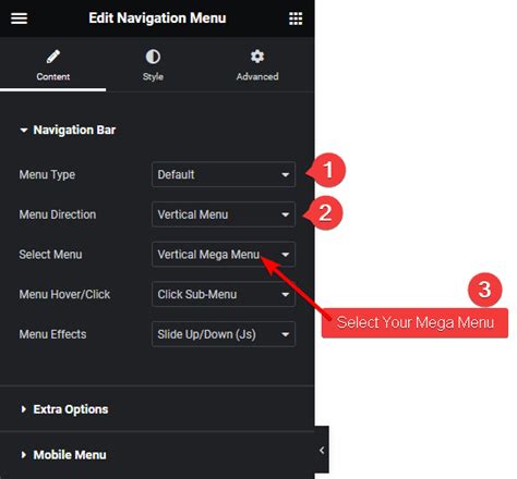How To Create A Vertical Mega Menu In Elementor The Plus Addons For
