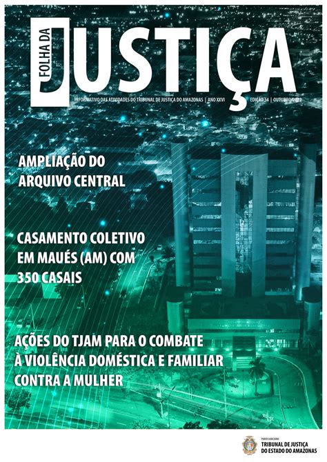 Folha da Justiça Tribunal de Justiça do Amazonas by Tribunal de