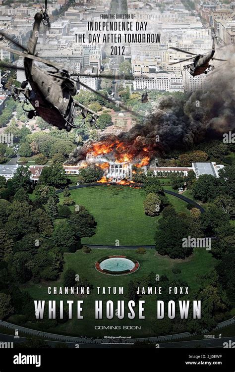 Movie Poster White House Down 2013 Stock Photo Alamy