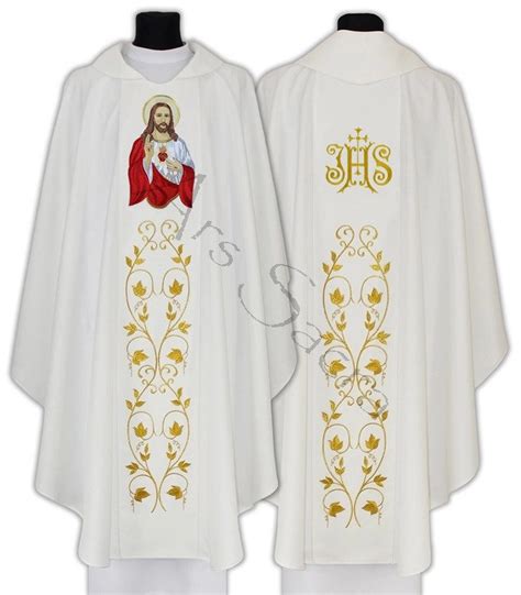 Casulla gótica Heart of Jesus 731 B ES Ars Sacra