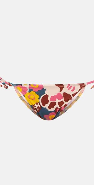 Eres Kaki Printed Bikini Bottoms
