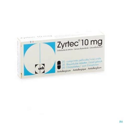 Zyrtec 10 Mg 1x10 At ₹ 100box Zyrtec Tablet In Nagpur Id