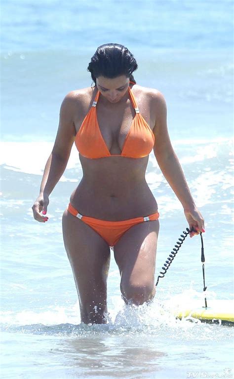 Photographies 8 Kim Kardashian Bikini Orange