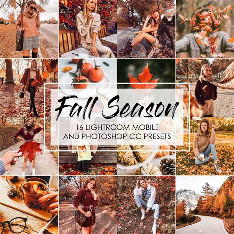 Fall Presets Lightroom Mobile Lightroom Presets Autumn Etsy