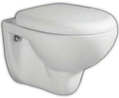 Closed Front White Wall Hung Toilet For Bathroom Fitting Size