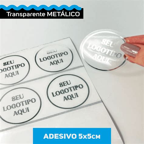 Adesivo Em Vinil Transparente Met Lico X Cm Tubolatas