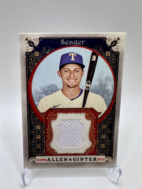 Topps Allen Ginter Baseball Relics Agrb Cs Corey Seager Texas