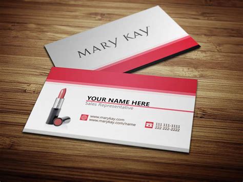 Mary Kay Business Card Template