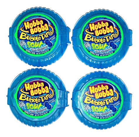 Hubba Bubba Bubble Tape Sour Blue Raspberry Feet Nepal Ubuy