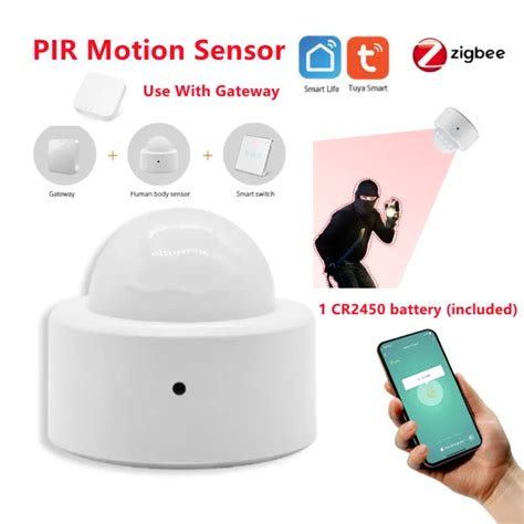 Jiuch Tuya Zigbee PIR Motion Sensor Smart Human Body Sensor Body