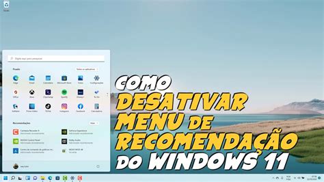 Como DESATIVAR ou EXCLUIR MENU RECOMENDAÇÕES do WINDOWS 11 YouTube