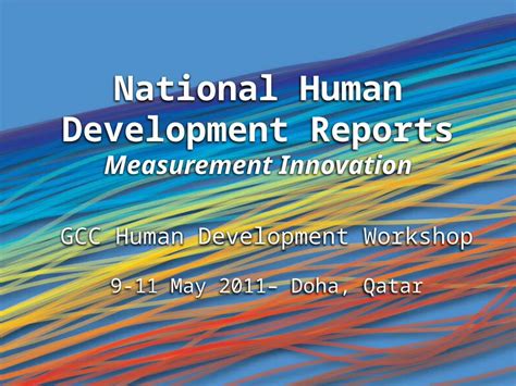 PPTX National Human Development Reports Measurement Innovation