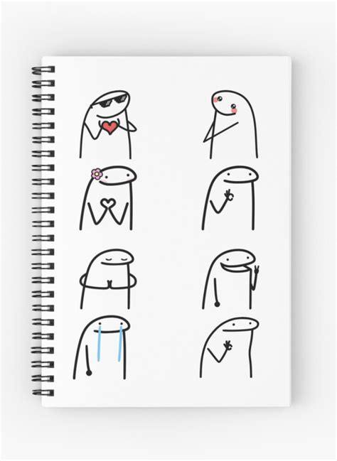 Pack Of Flork Meme Spiral Notebook For Sale By Onlyheba In