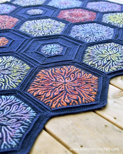 Crochet Crush Mayjune 2020 The Coral Story Afghan Intwined