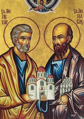 The Holy Glorious and All-Praised Leaders of the Apostles, Peter and ...