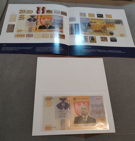 Zestaw banknotów Bitwa Warszawska Lech Kaczyński ochrona granicy