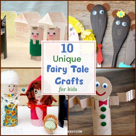 10 Unique Fairy Tale Crafts for Kids Perfect for Craft Time