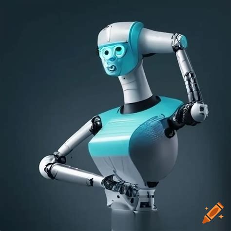 Futuristic Humanoid Robot On Craiyon