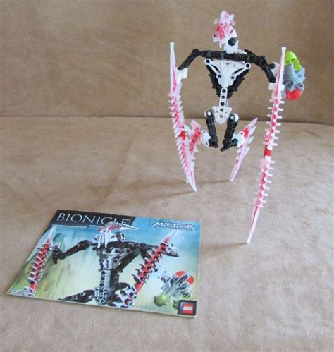 8694 Lego Bionicle Mistika Krika Complete Action Figure White Red