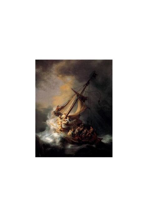 The Storm on the Sea of Galilee by Rembrandt Harmenszoon van...