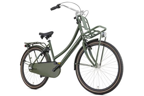 Popal Daily Dutch Basic N Transportfiets Inch Meisjes Leger Groen