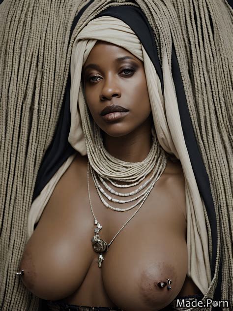 Porn Image Of 20 Hijab Medium Shot Black Natural Tits Woman African American Created By AI