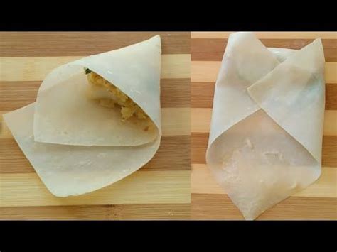 How To Fold And Wrap Samosas And Spring Rolls By Punjabi Kitchen