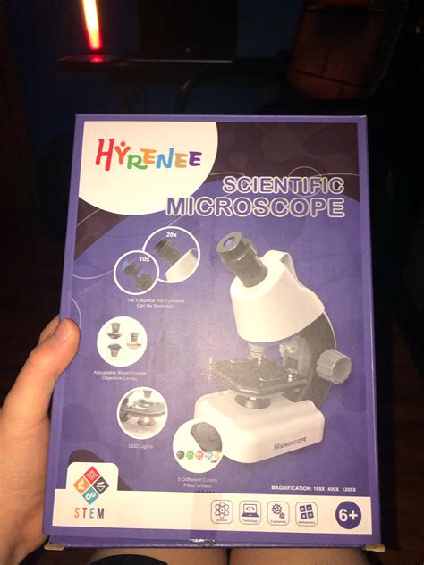 First ever microscope bought i also bought more slides which come on ...