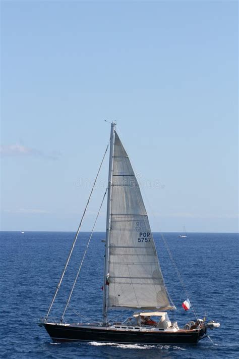 Sailing boat in the wind stock photo. Image of sails, sail - 6417200