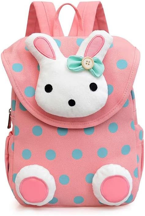 Morebest Cute Rabbit Kids Backpack Baby Girls Book Bag Little School