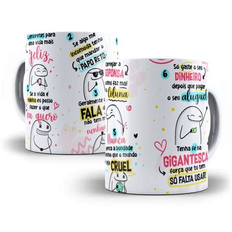 Arte Caneca Flork Lembretes Para Uma Vida Mais Feliz Dmk Studio