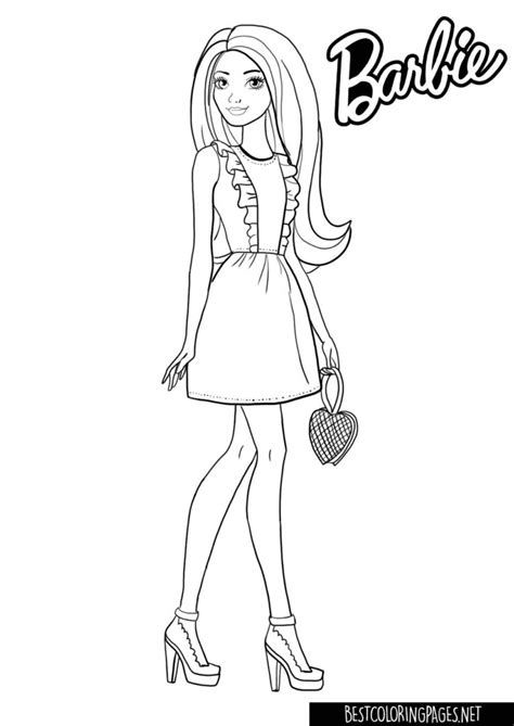 Coloring Pages Barbie - Free printable coloring pages
