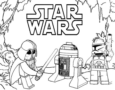 Coloriage Lego Dark Vador Coloriages Gratuits Imprimer