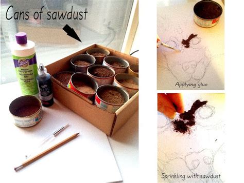 Sew DoggyStyle: Sawdust Art Project