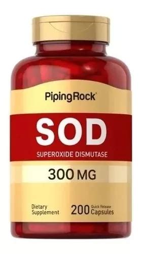 Sod Superóxido 300mg 200 Cap Envío Gratis