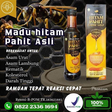 Madu Hitam Pahit Asli Gamat Gold Untuk Asam Lambung Di Batang Jawa