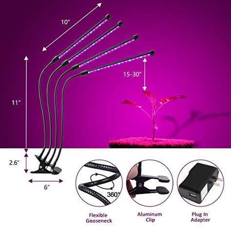 Buying Guide Ezorkas 9 Dimmable Levels Grow Light With 3 Modes Timing Fun