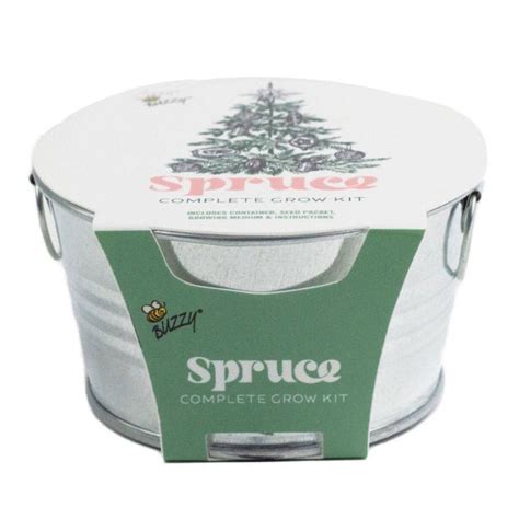 Galvanized Mini Basin Grow Kit Spruce By Buzzy Seeds Barnes And Noble®