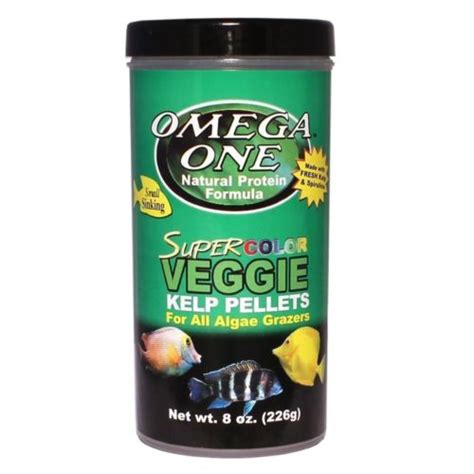 Omega One Small Super Color Veggie Kelp Pellets Sinking