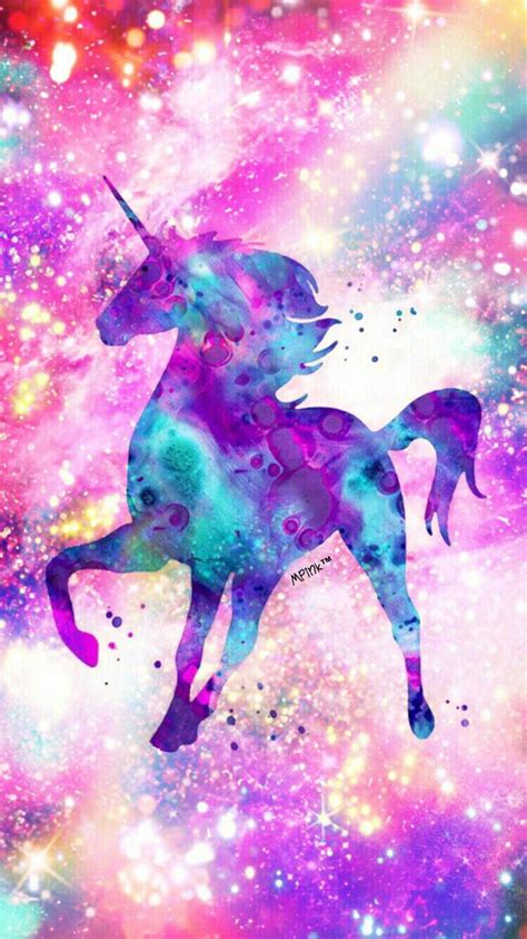 Galaxy Hintergrundbilder Einhorn Glitzer Es Haut Dich Pink Und Rosa