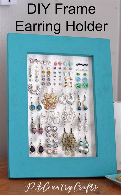 Diy Earring Holder Easy Creative Earring Storage