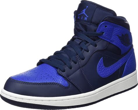 Nike Air Jordan 1 Mid Chaussures De Basketball Homme Gris