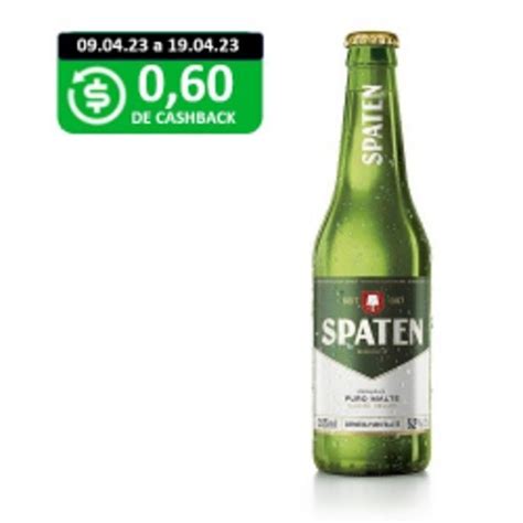 cerveja spaten puro malte 355ml long neck oferta na Nordestão