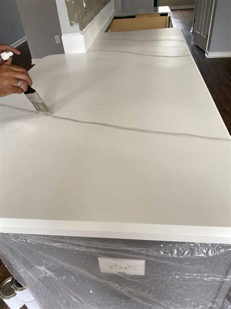 How To Paint Formica Countertops To Look Like New Colorful Designer