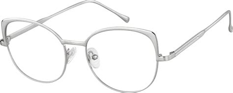 Silver Cat Eye Glasses 3227311 Zenni Optical Canada