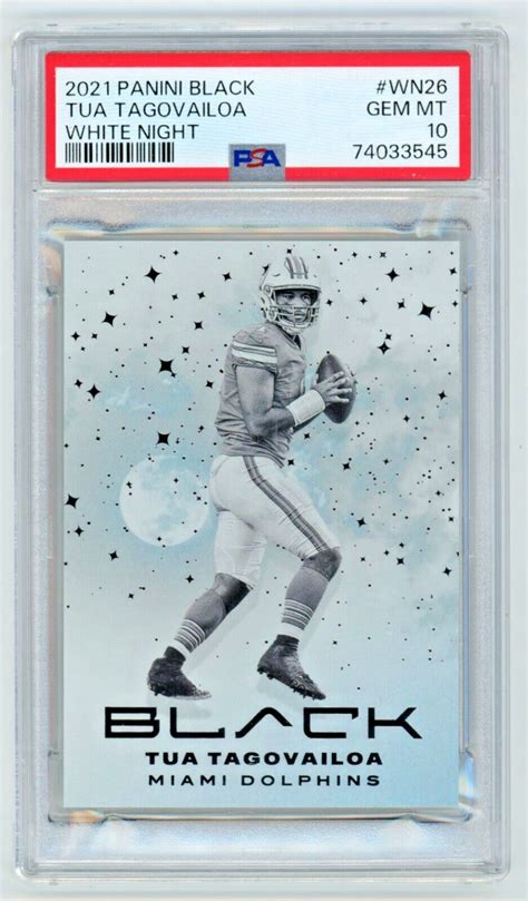 Tua Tagovailoa 2021 Black Wn 26 White Night Ssp Psa 10 Price Guide
